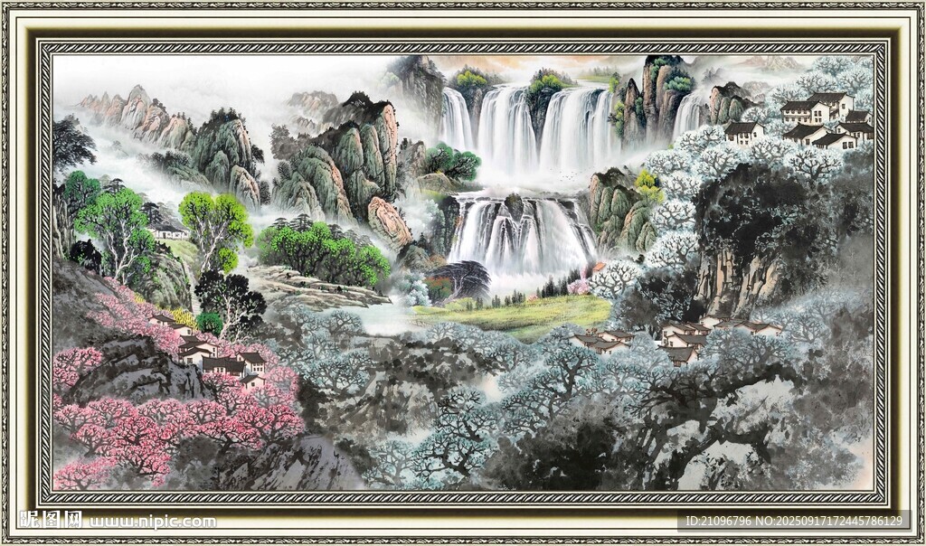 山水國畫景觀