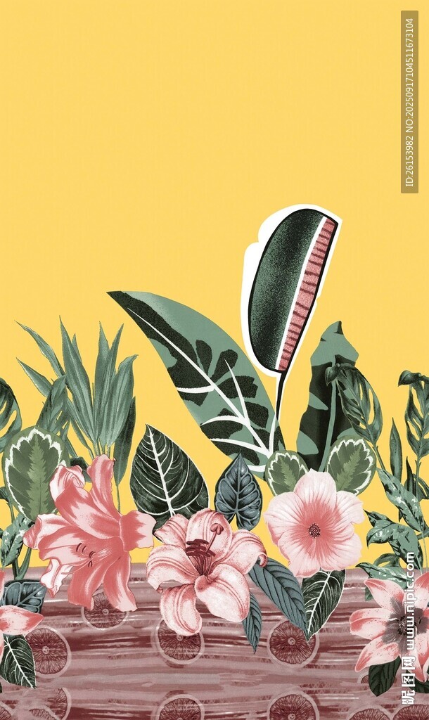 熱帶花卉植物景觀