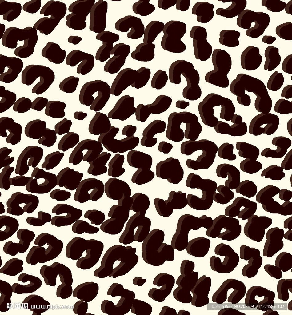 豹紋圖案紋理背景圖