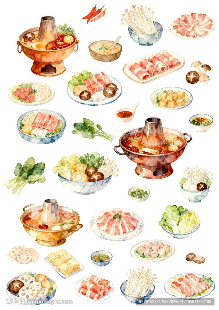 多樣火鍋食材大集合