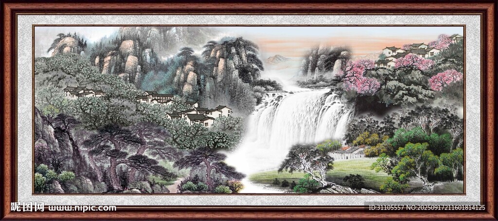 山水國畫風(fēng)景圖