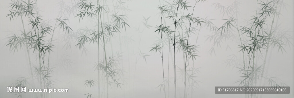 水墨竹子