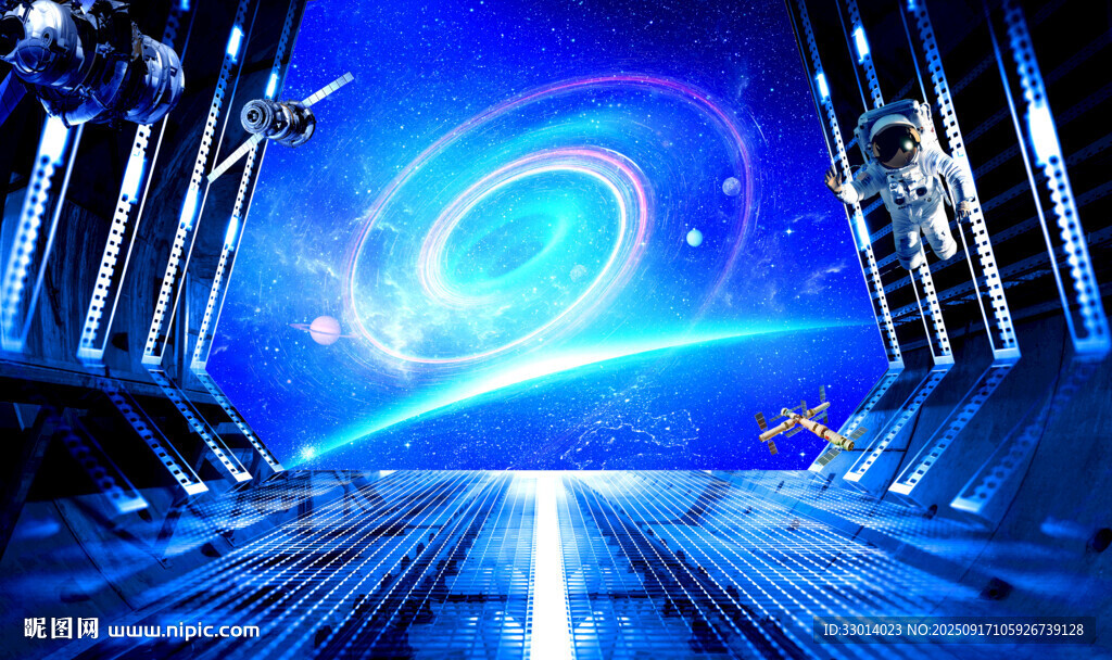 科幻星空賽博朋克