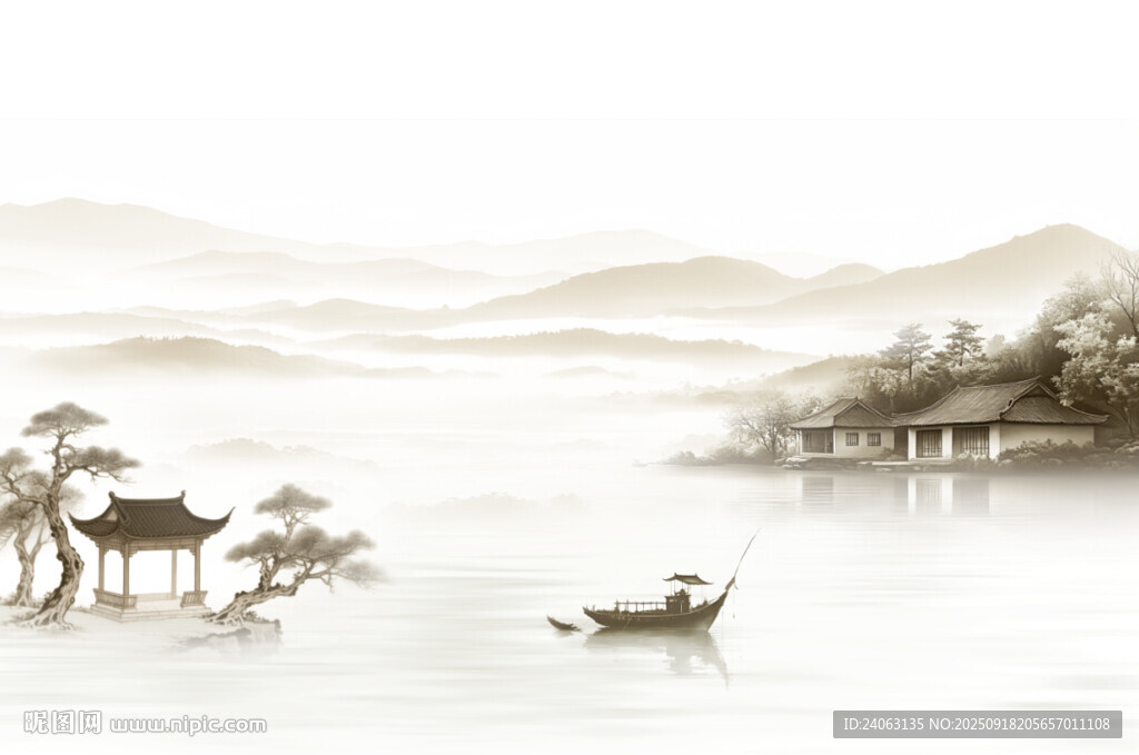 新中式山水畫