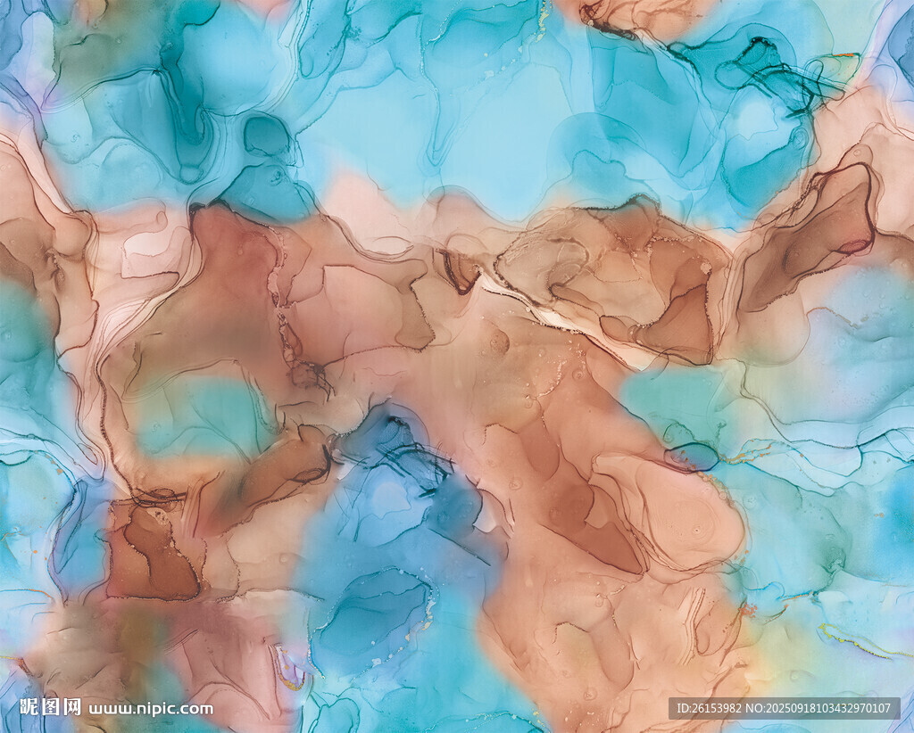 抽象水彩紋理圖案