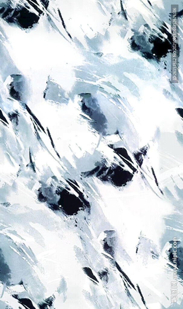 冰雪覆蓋的山脈景觀