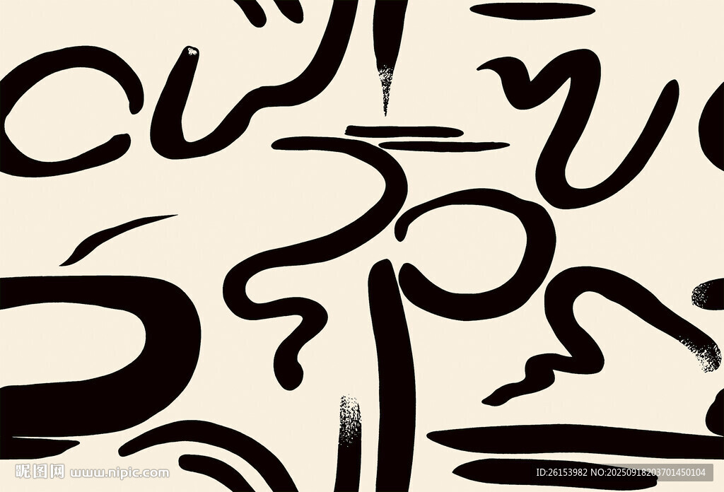 抽象手寫風(fēng)格藝術(shù)字體展示