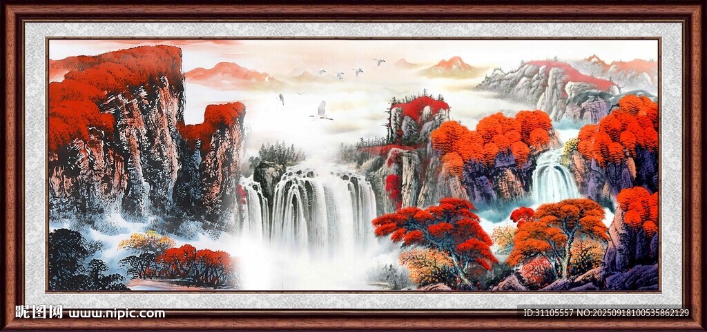 山水紅葉