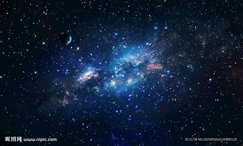 黑色宇宙星空背景