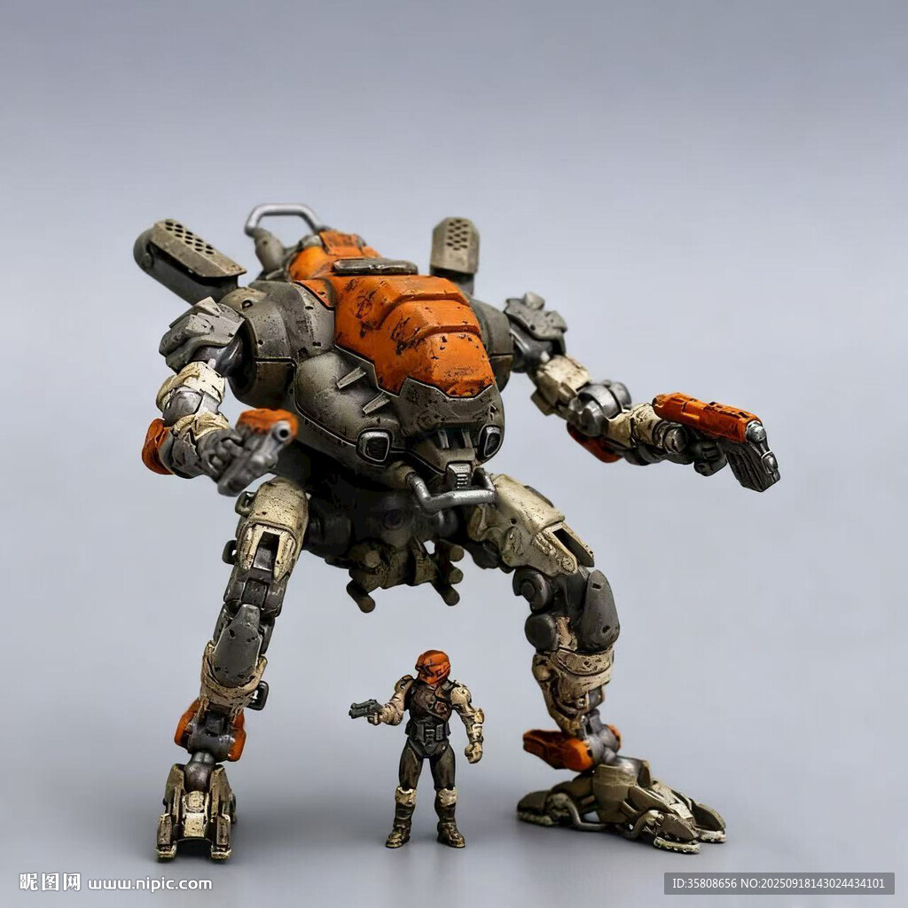 重型機甲3D機器人STL模型