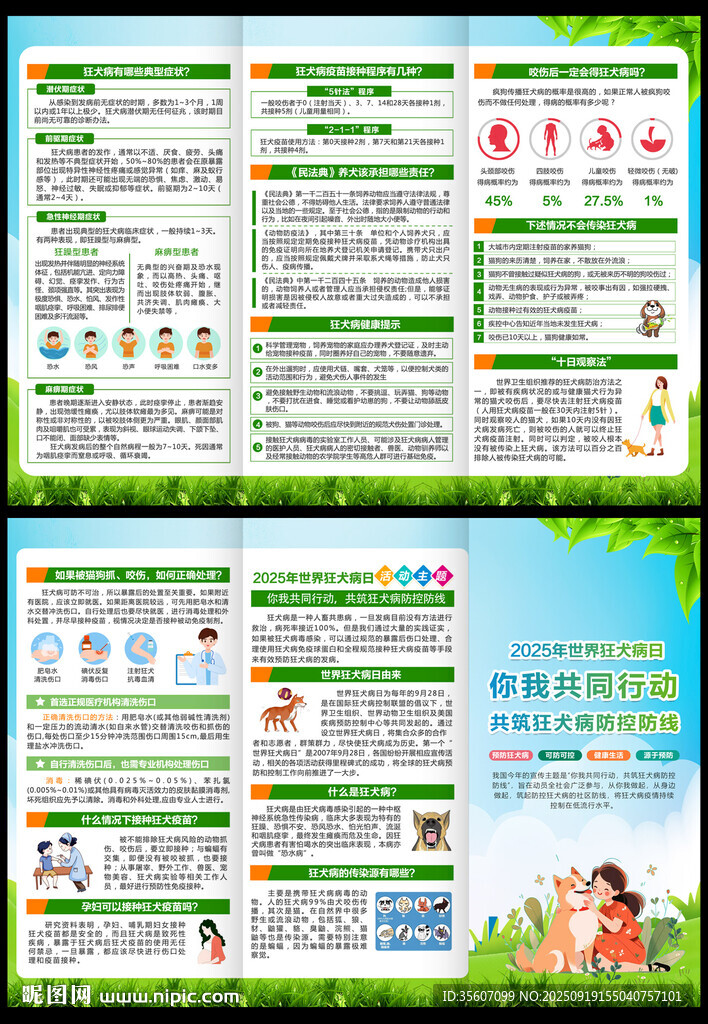 2025狂犬病日三折頁