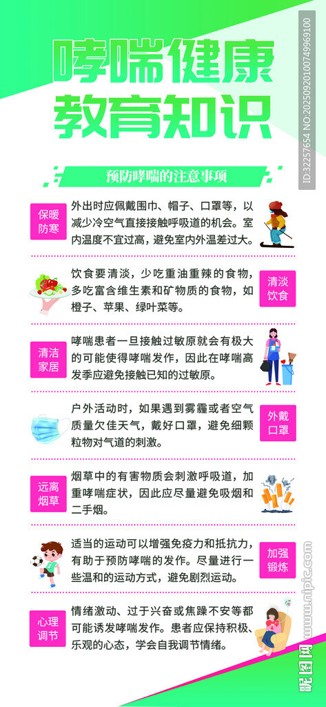 哮喘病健康教育