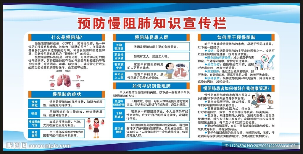 世界慢阻肺日宣傳欄