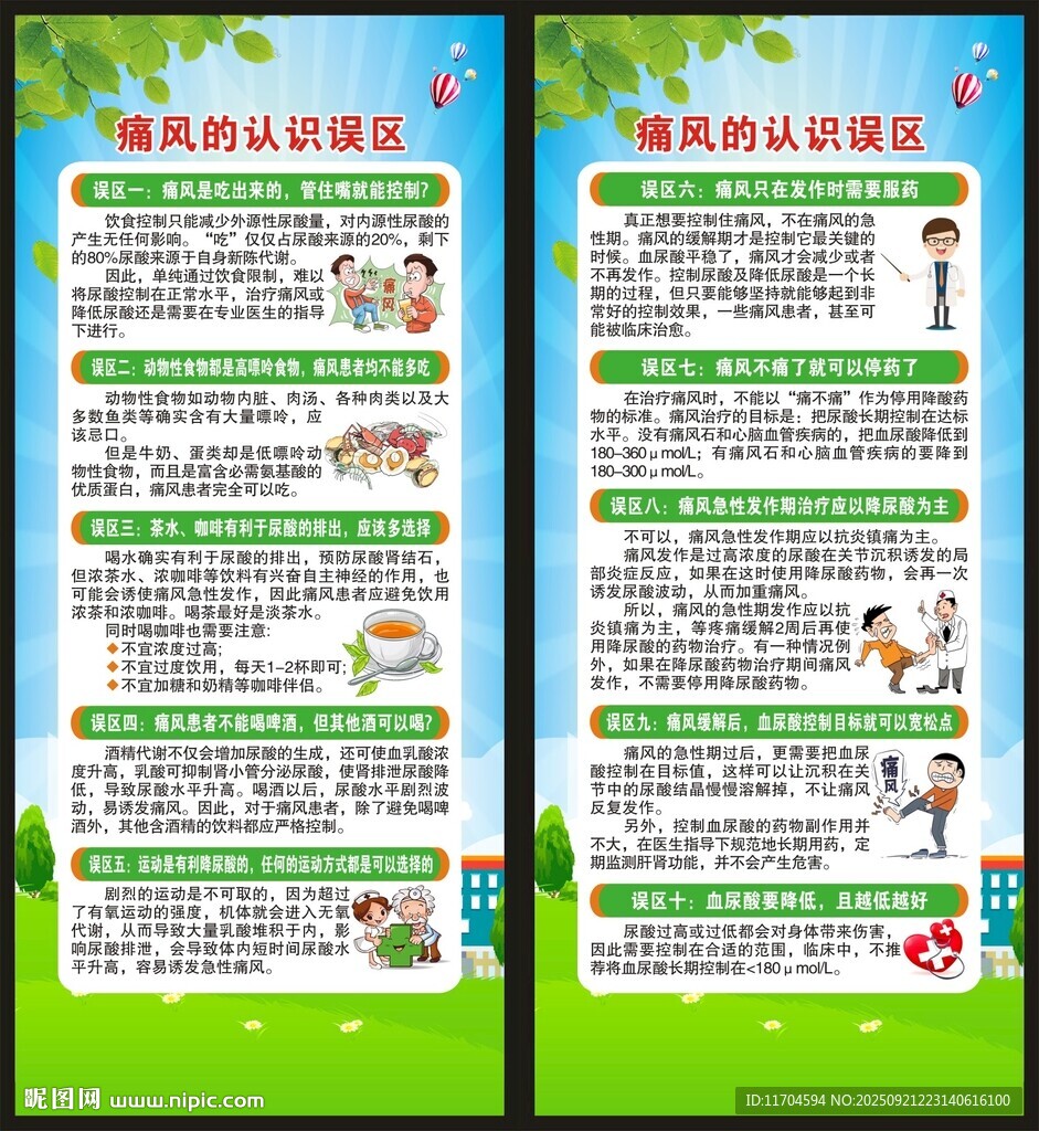 世界痛風(fēng)日展架