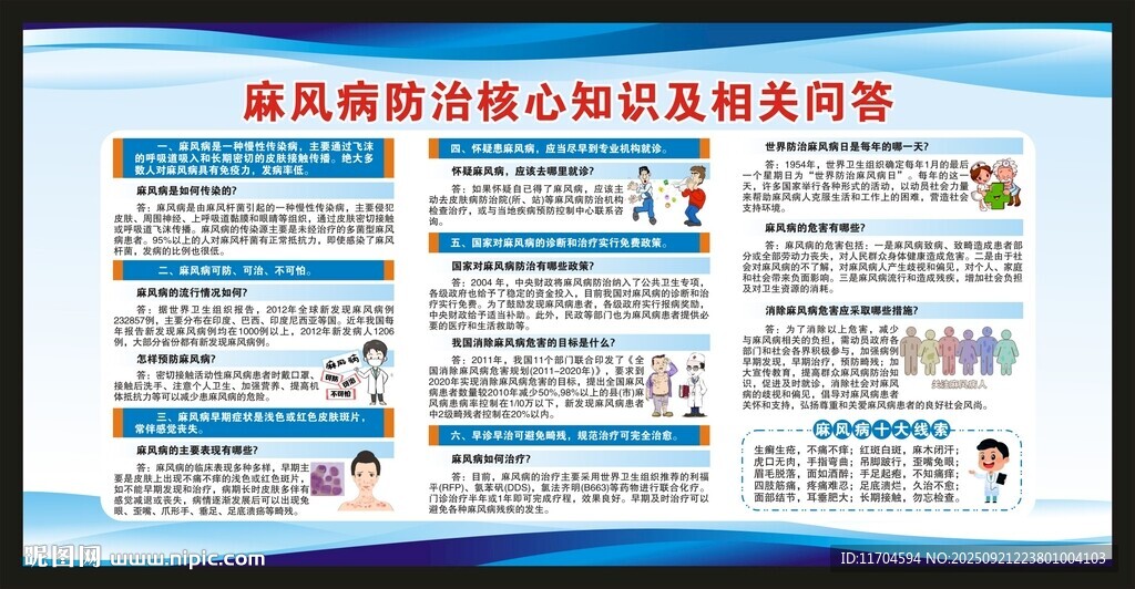 麻風(fēng)病日宣傳欄