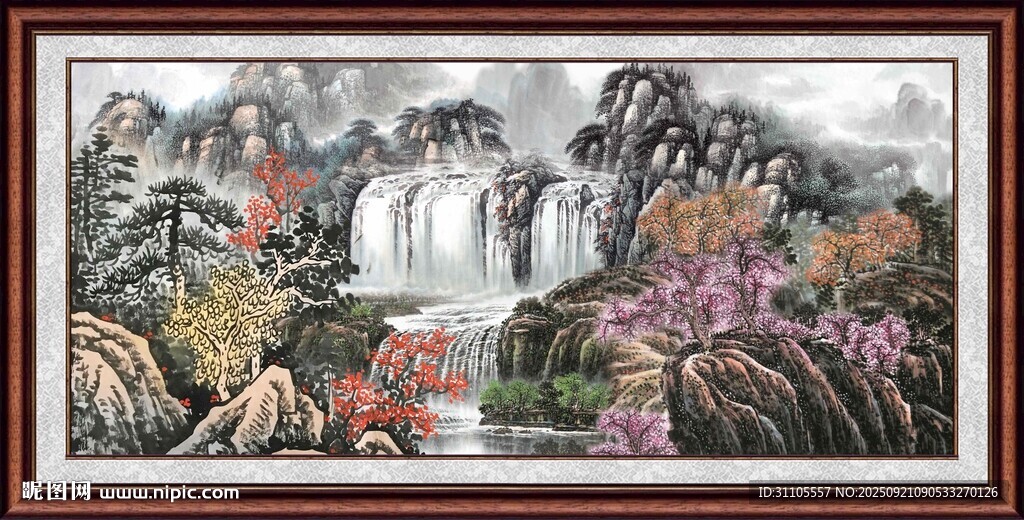 山水國畫風(fēng)景圖