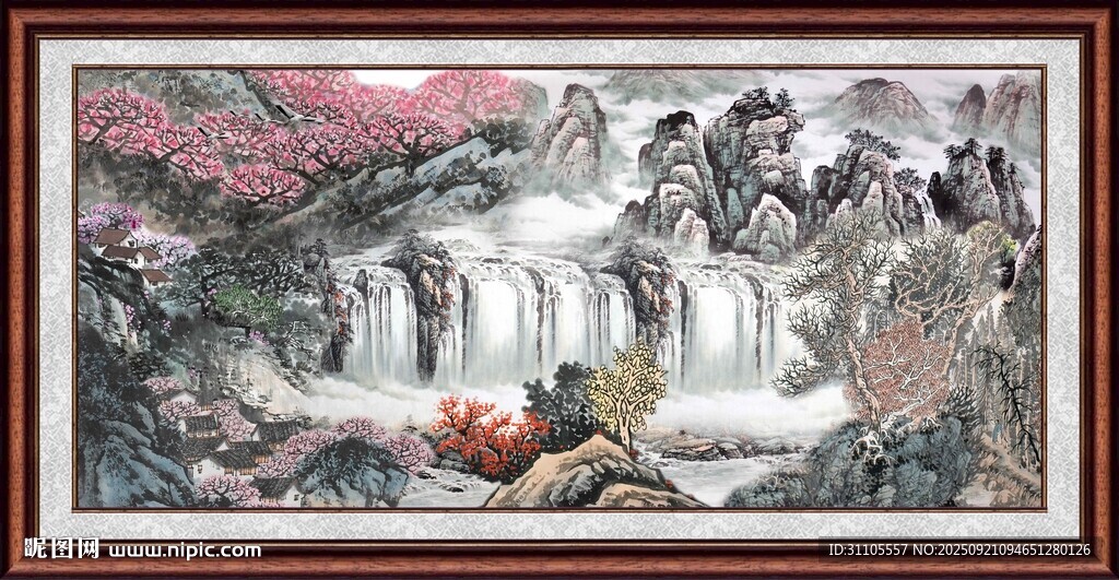 山水國畫風(fēng)景圖
