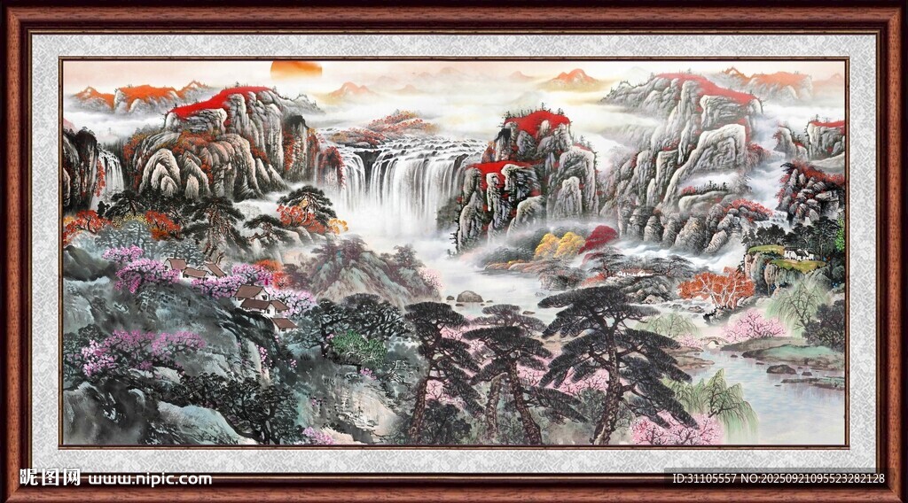 山水國畫風(fēng)景圖