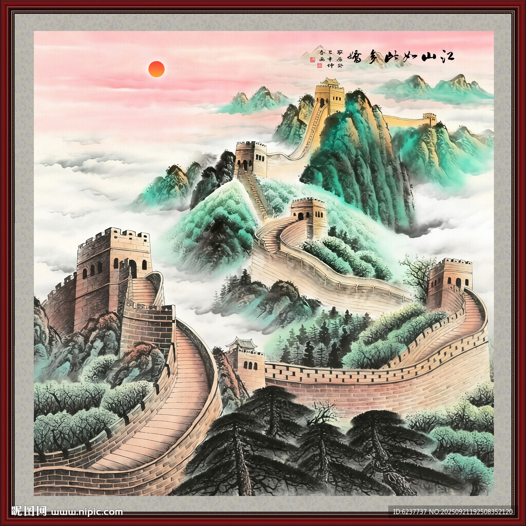 長(zhǎng)城風(fēng)景畫(huà)