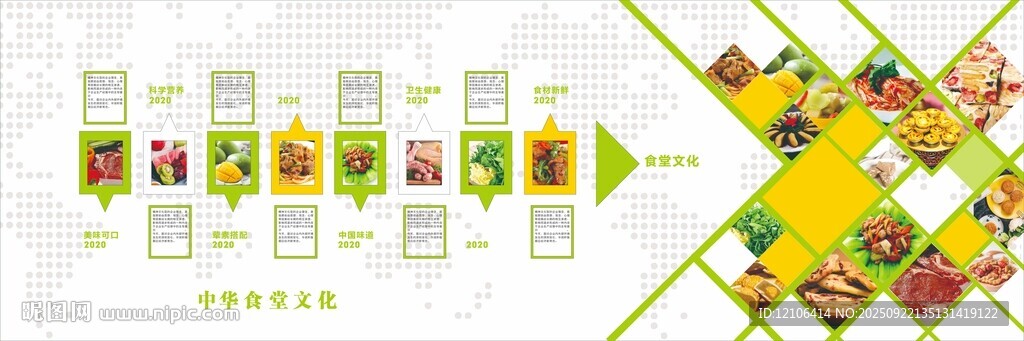 食堂文化墻