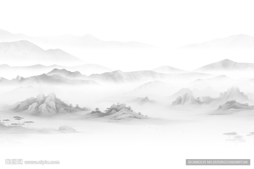 新中式國畫山水