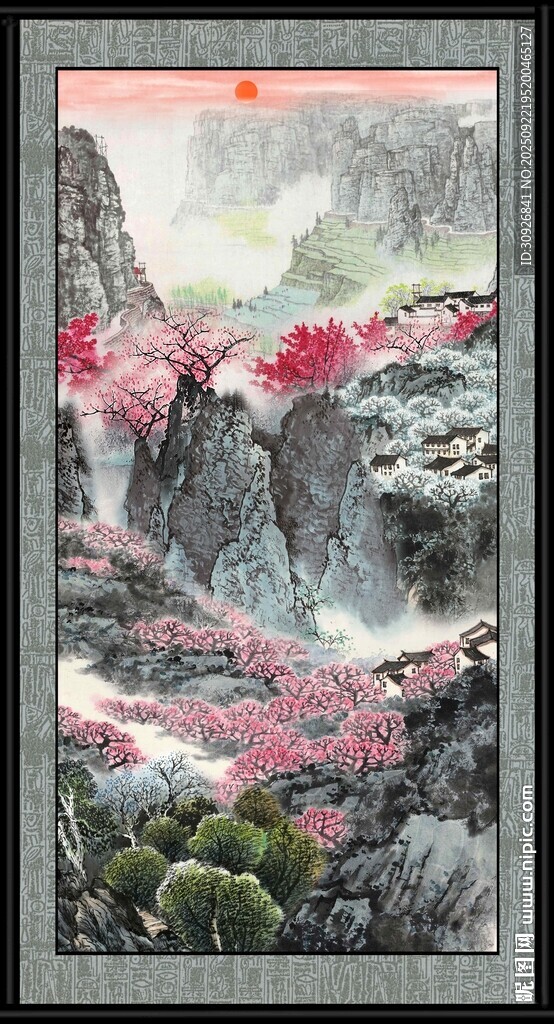 國畫風(fēng)景圖