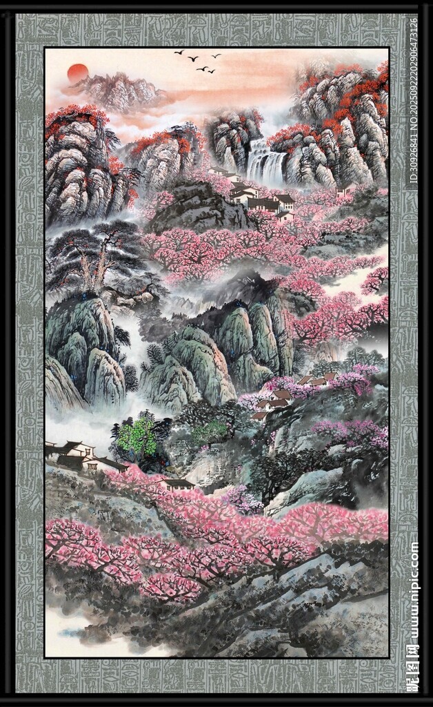 國畫風(fēng)景圖