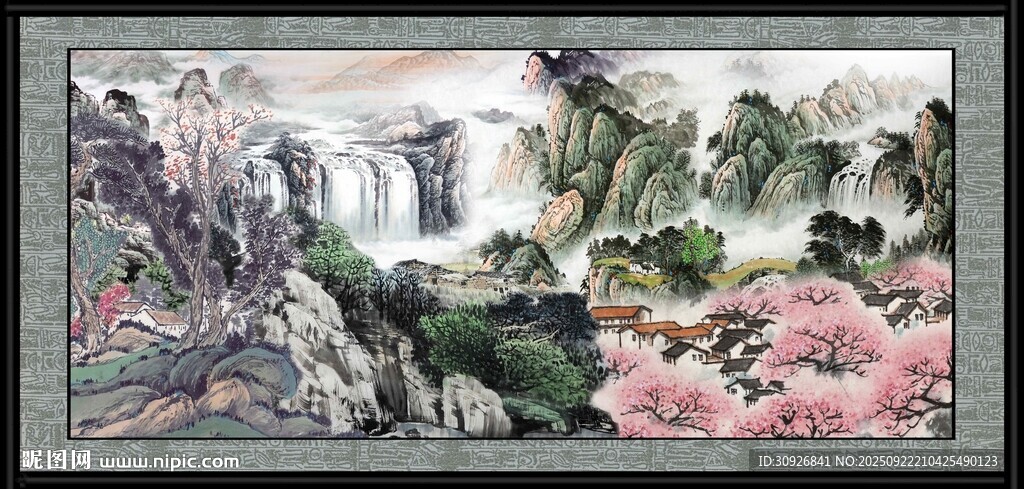 國(guó)畫風(fēng)景圖