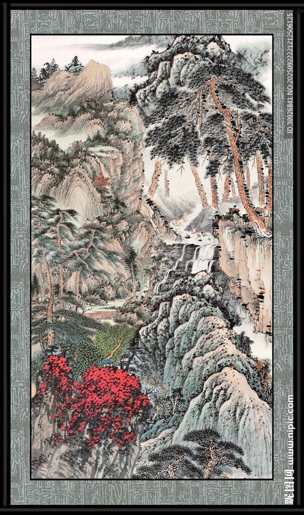 山水國畫風(fēng)景圖