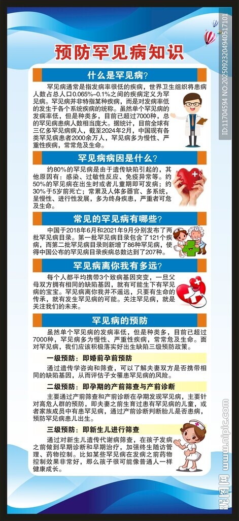 國際罕見病日展架