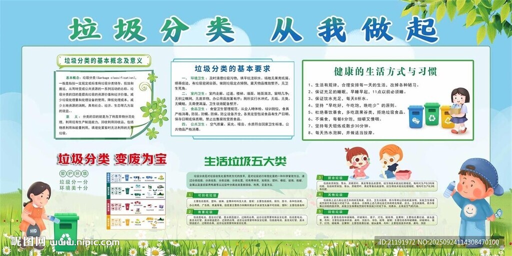 垃圾分類 從我做起