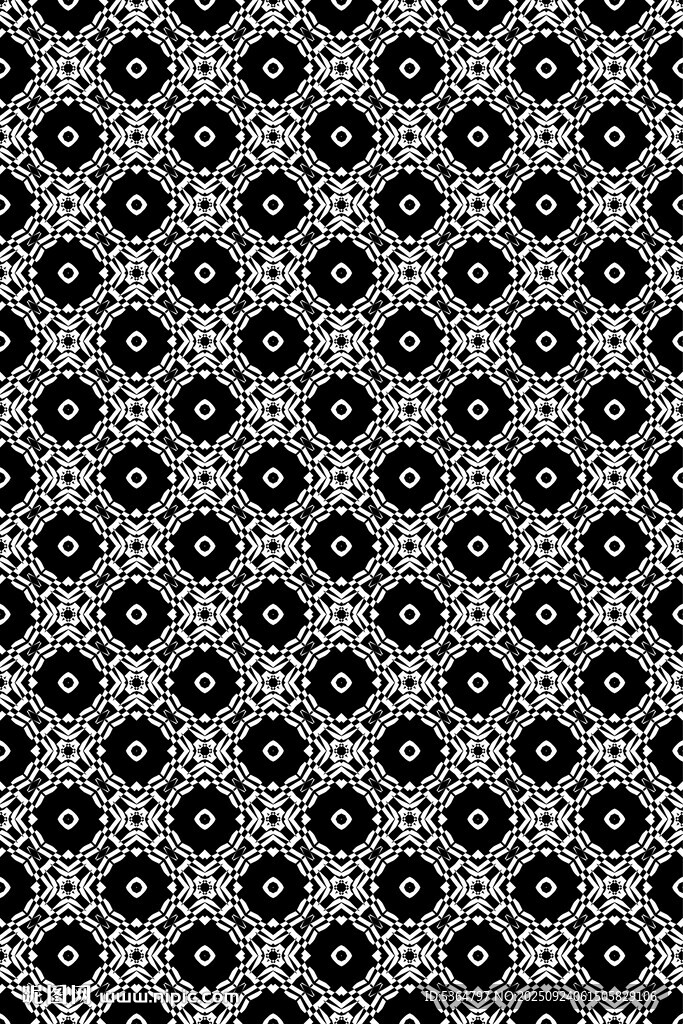 黑白幾何圖案紋理背景