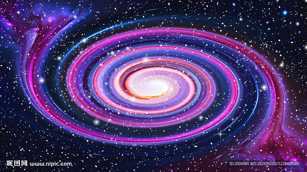 絢麗夢(mèng)幻旋渦宇宙星空