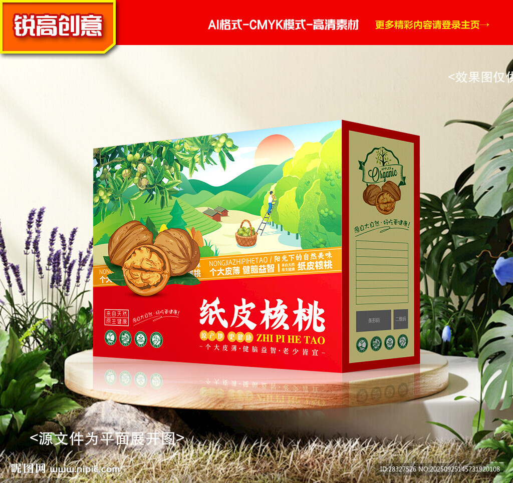核桃包裝 堅(jiān)果禮盒