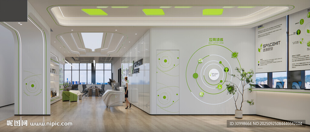 現(xiàn)代簡約風(fēng)格展廳空間
