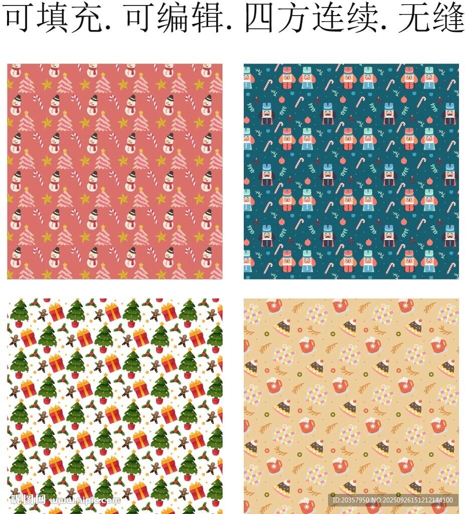 圣誕圖案   雪人   圣誕樹