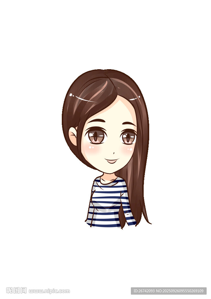 卡通女孩頭像