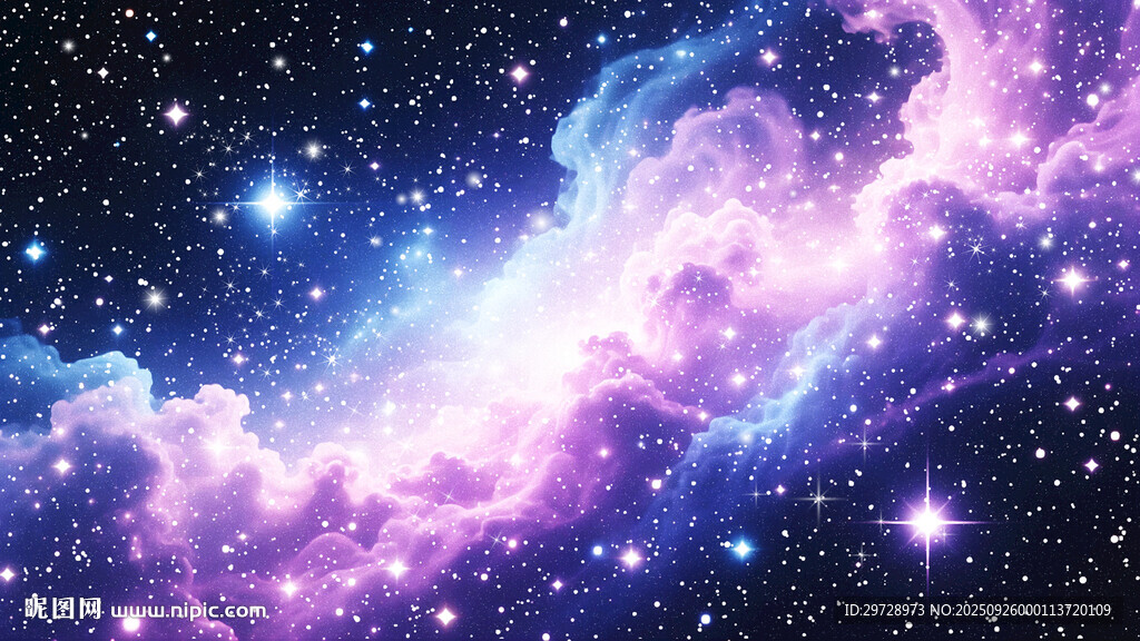 夢幻絢麗星空宇宙景象
