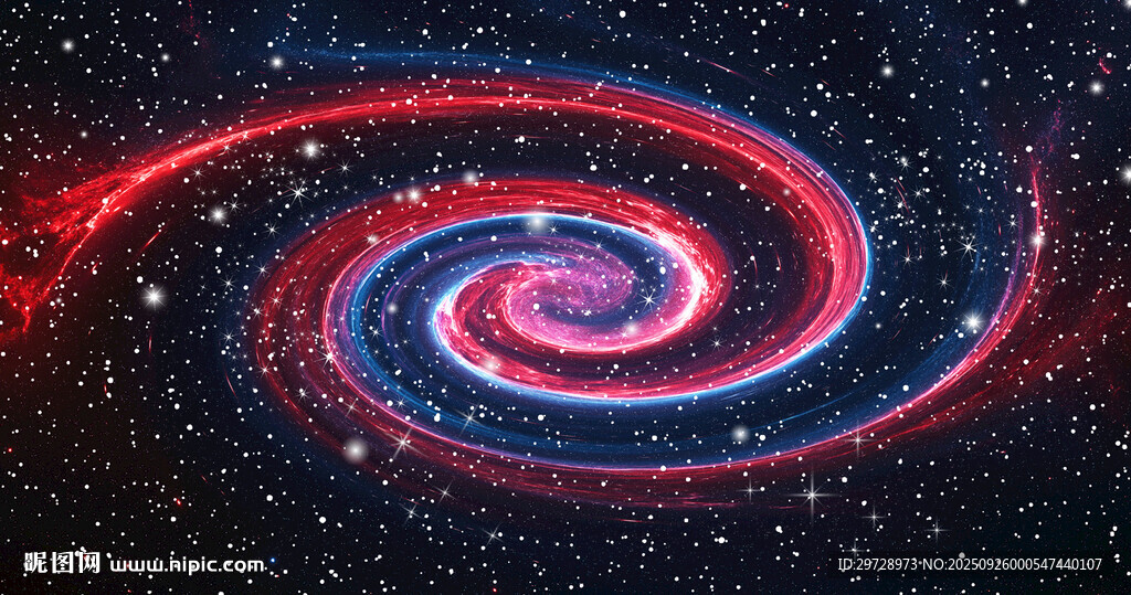 絢麗宇宙旋渦星空背景