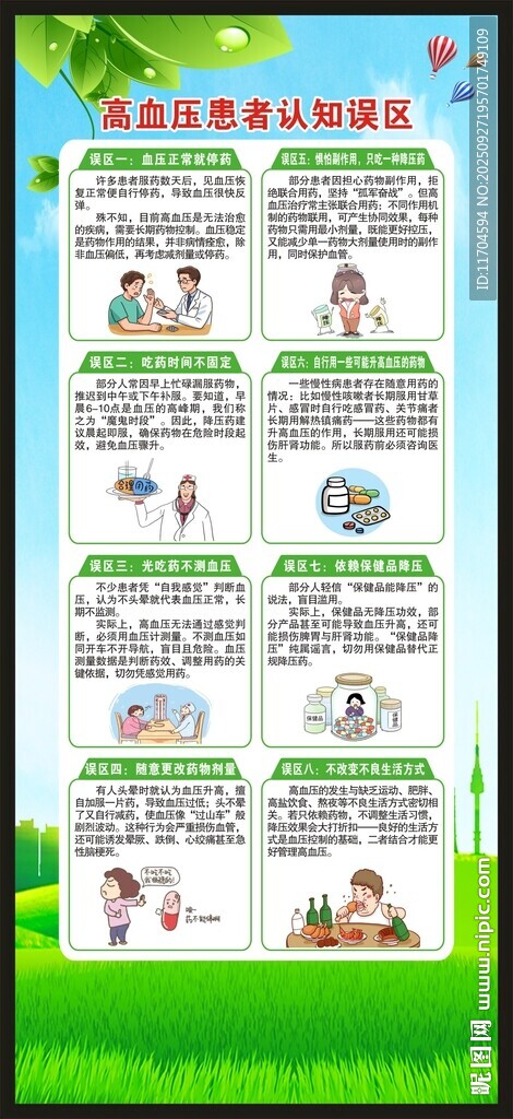 高血壓日展架