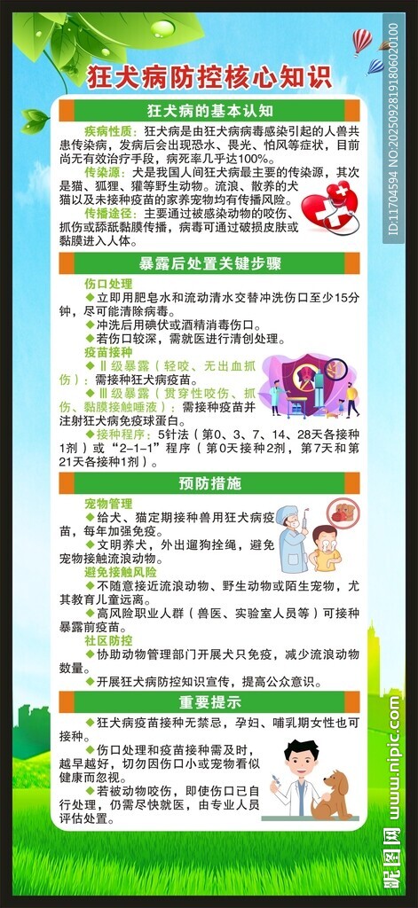 世界狂犬病日展架