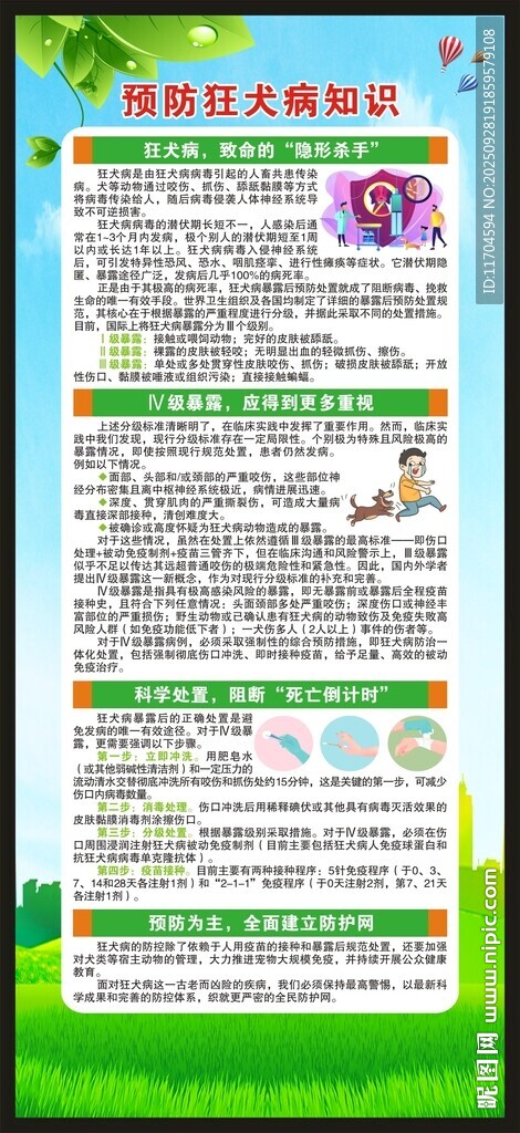 世界狂犬病日展架