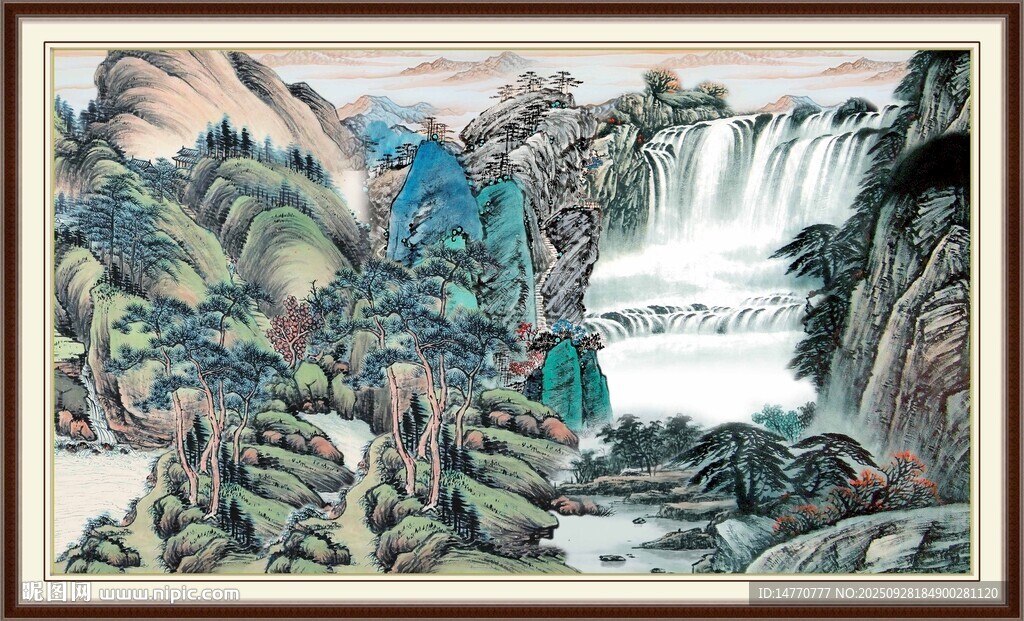 山水國畫風(fēng)景圖