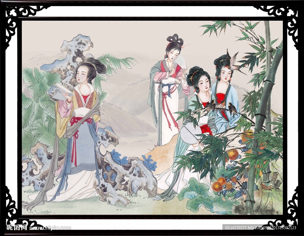 古代仕女圖賞