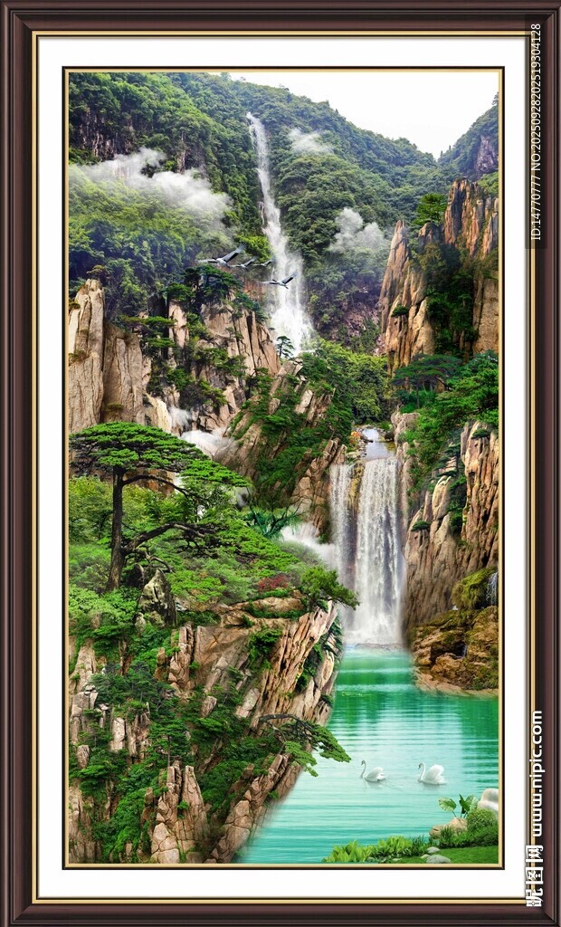 山水風(fēng)景畫(huà)
