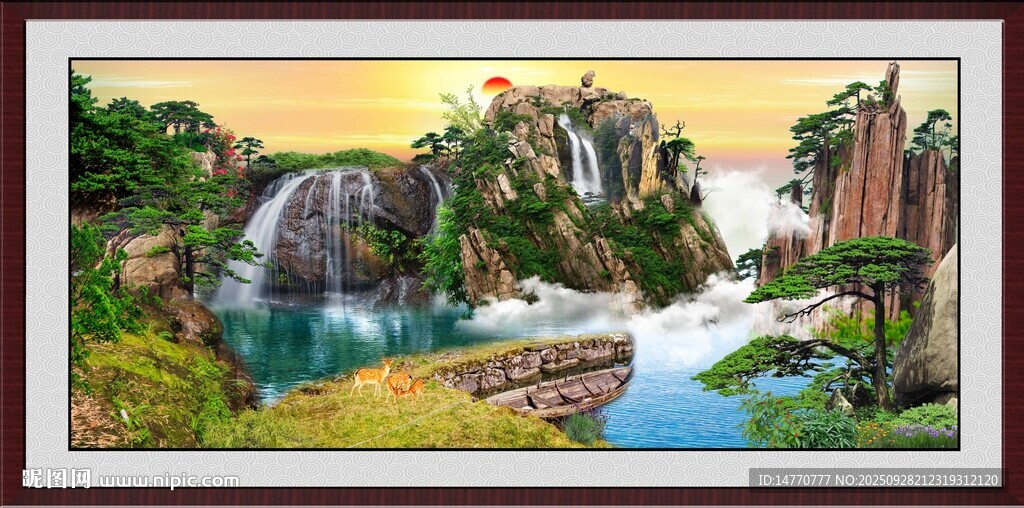 山水國畫風(fēng)景圖