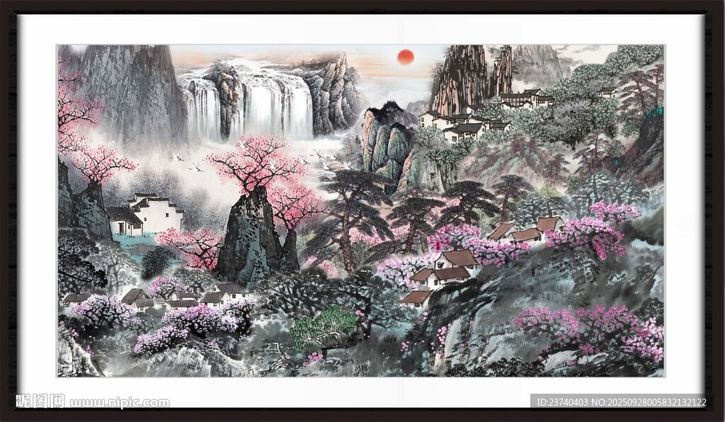 水墨山水間
