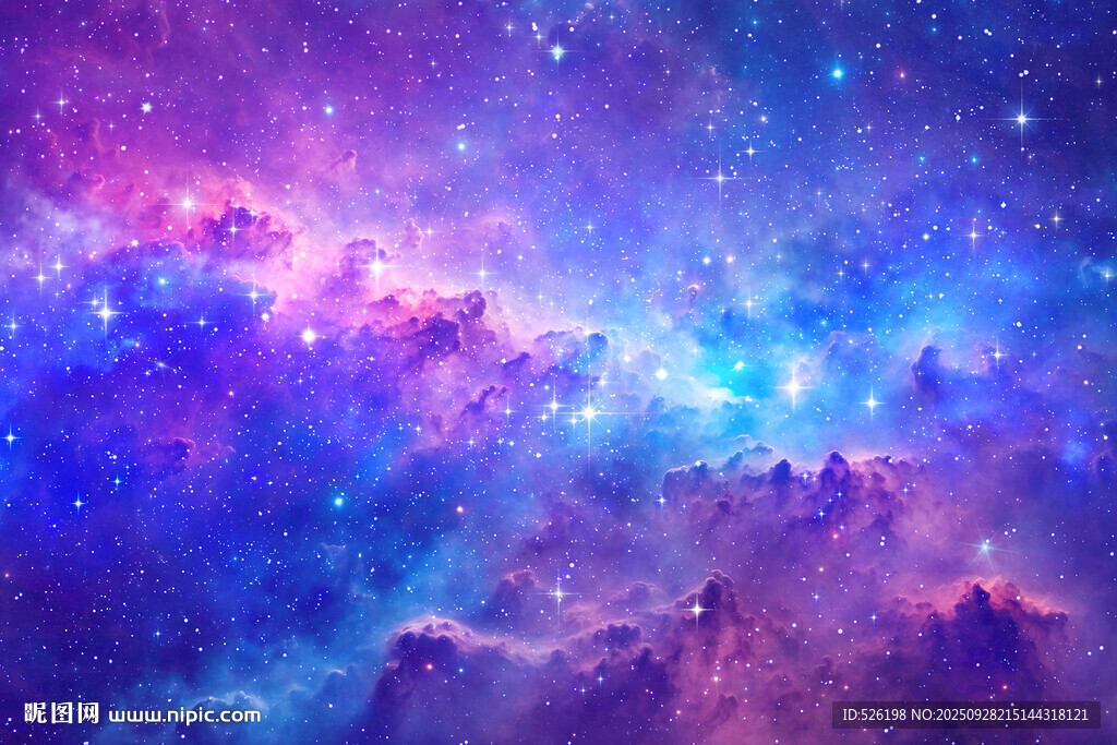 夢幻絢麗的宇宙星云景觀