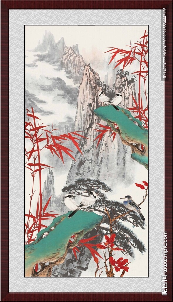 客廳山水畫 