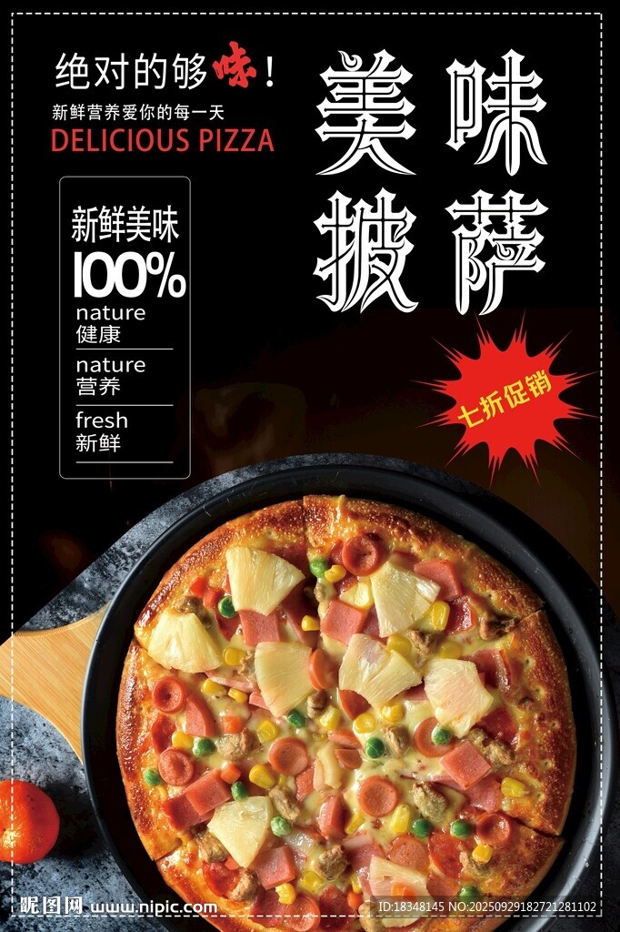 美味披薩海報(bào)